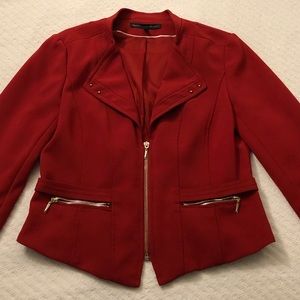 Red jacket